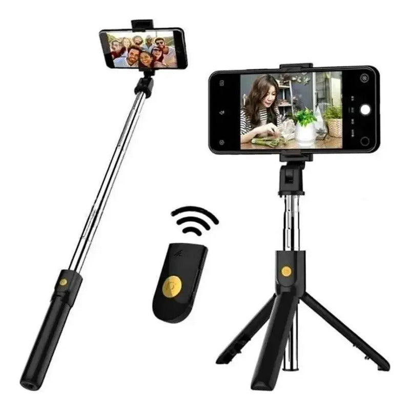 Palo Selfie Inalámbrico 3 En 1 Trípode Bluetooth Con Control