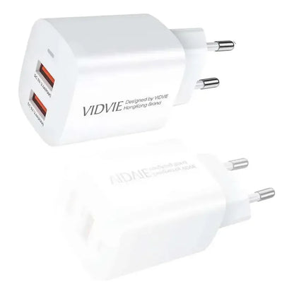 Cargador Pared   Dual Usb Ple250 Blanco