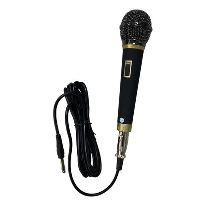 Microfono Alambrico Karaoke Profesional Canto Cardioide Voz Negro