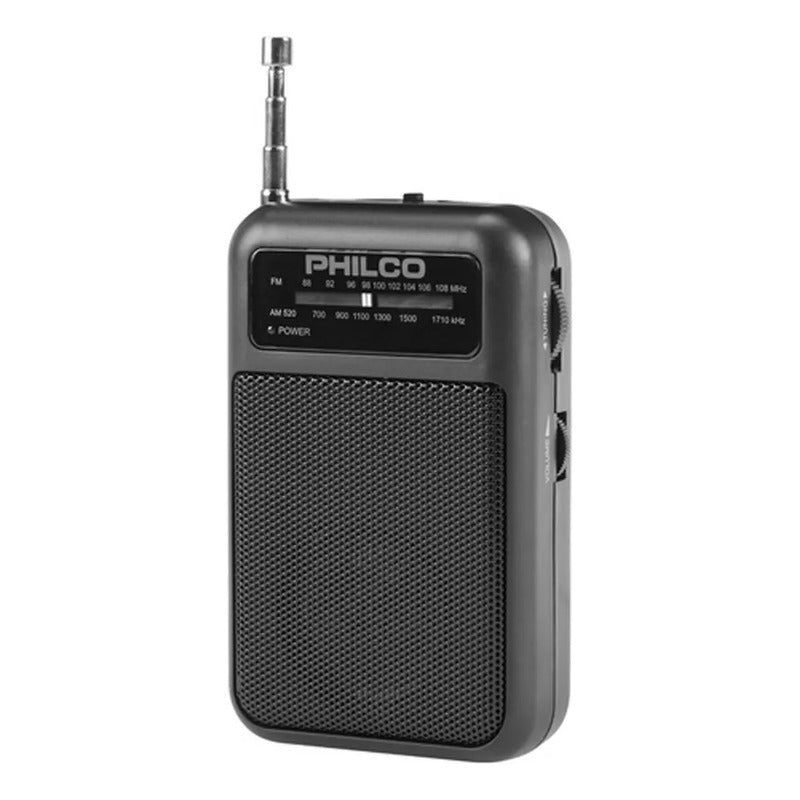 Radio Portátil Philco Phr1000 Analógica Am/fm Ub Negro