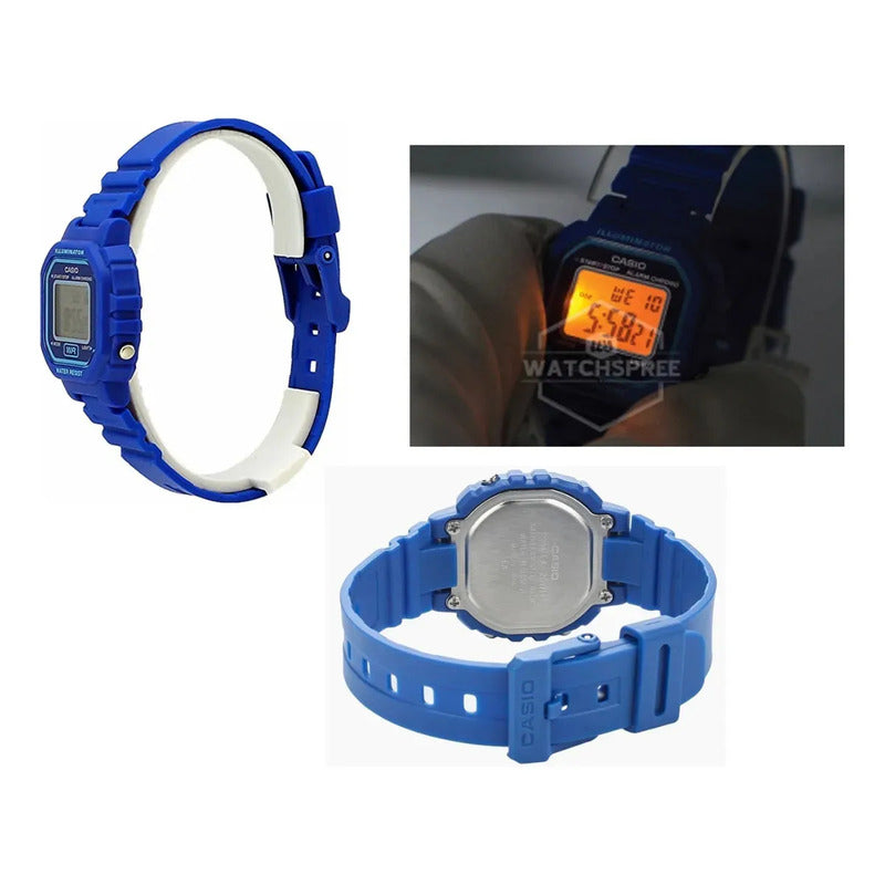 Reloj Casio La-20wh-2a Unisex Digital Azul Correa