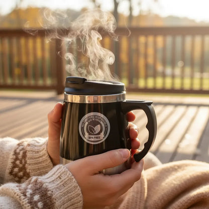 Taza Mug Termico Termo Keep Outdoor 400 Ml Negro