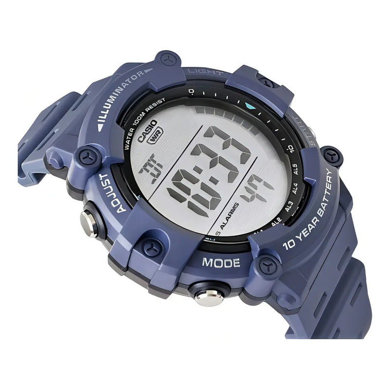 Reloj Digital Azul Casio Ae-1500wh-2avdf Para Hombre