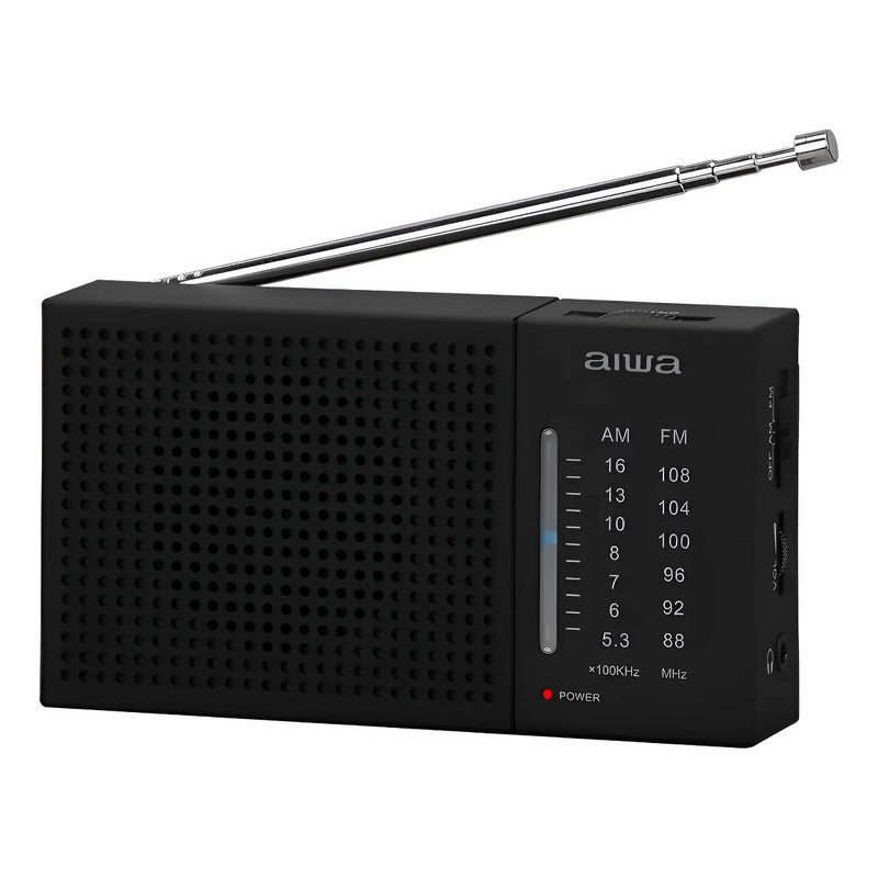 Radio Aiwa Awfml2 Am-fm Análogo Portátil Conector 3.5 Mm Negro