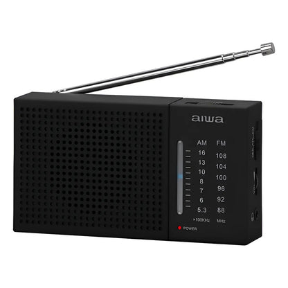 Radio Aiwa Awfml2 Am-fm Análogo Portátil Conector 3.5 Mm Negro