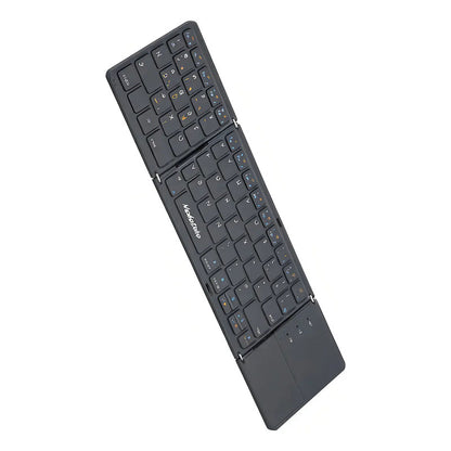 Teclado Plegable Inalámbrico Meidimake Mk-1008 Touchpad Bluetooth Negro Inglés Internacional