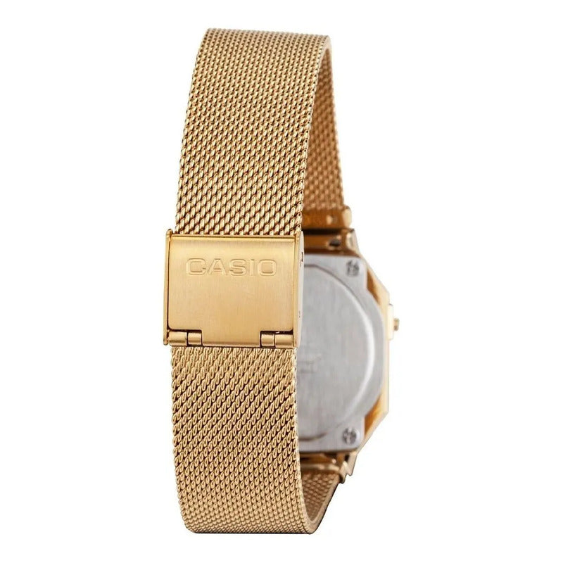 Reloj Casio, Vintage, Delgado, Dorado, Para Mujer, A700wmg-9adf