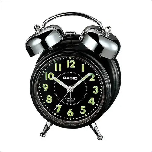 Reloj Despertador Casio Tq-362-1adf Campanas Color Negro