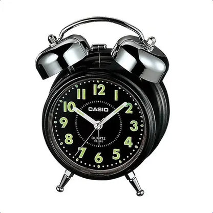 Reloj Despertador Casio Tq-362-1adf Campanas Color Negro