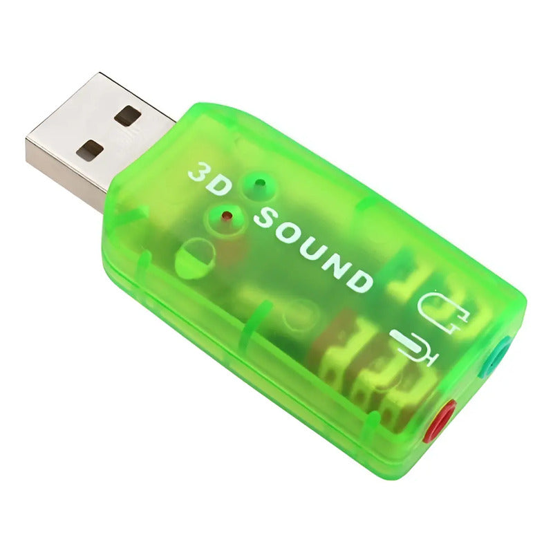 Terjeta Adaptador De Sonido Usb 5.1 Generico