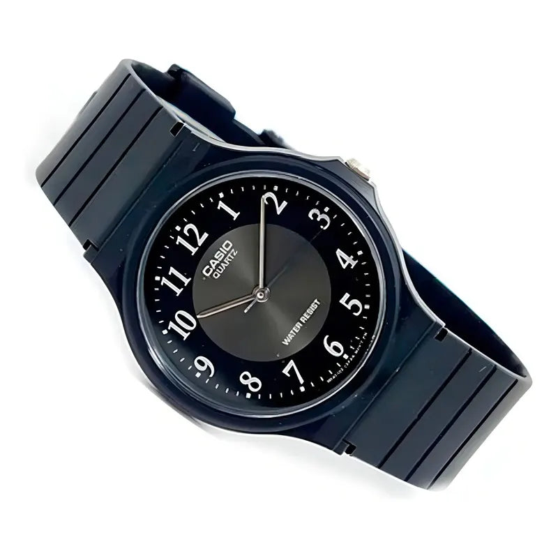 Reloj Pulsera Casio Mq-24-1b3 Con Correa De Resina Color Negro