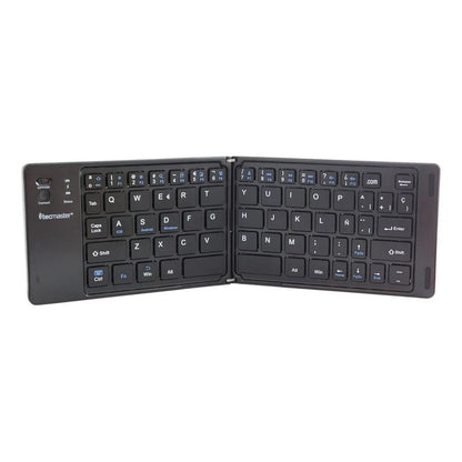 Teclado Plegable Bluetooth Tecmaster Negro Tipo-c Compatible Windows Ios Android Inglés Internacional
