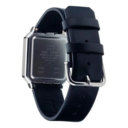 Reloj Unisex Plateado Casio Digital A-100wel-1adf-sc Negro