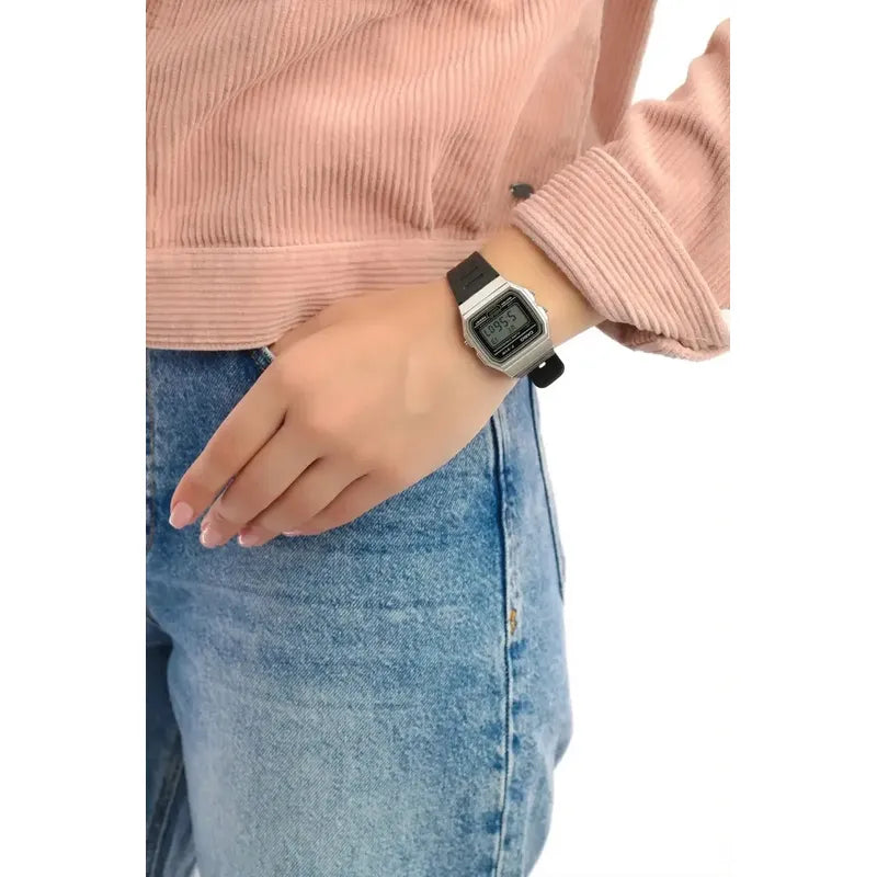 Reloj Casio Vintage F91wm-7adf Negro Gris Plateado