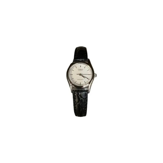 Reloj Casio Ltp-1094e-7a Fashion Cuarzo Mujer Negro Blanco