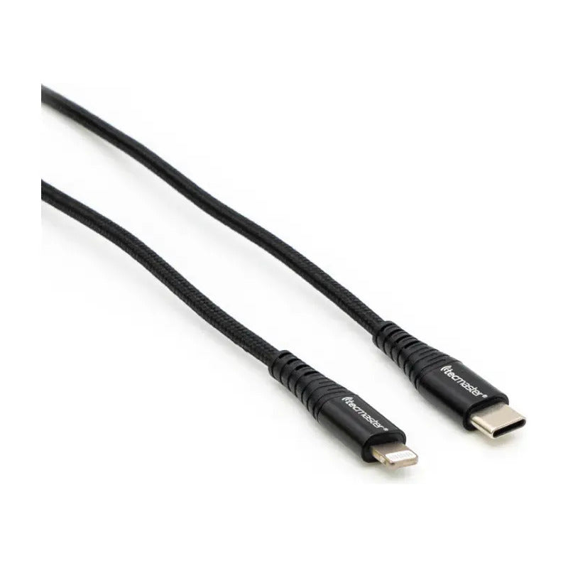 Cable Usb Tipo C A Lightning 1.5m Negro Reforzado Tecmaster