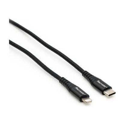 Cable Usb Tipo C A Lightning 1.5m Negro Reforzado Tecmaster