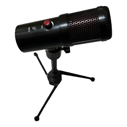 Micrófono Condenser Récord Studio Usb Genérico Negro
