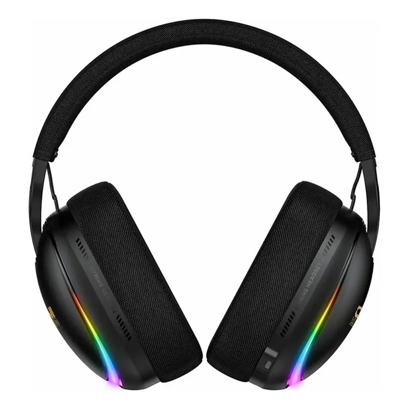 Auriculares Gaming Gt805 Inalámbricos ,4 Modos 2 En 1 Dongle Negro
