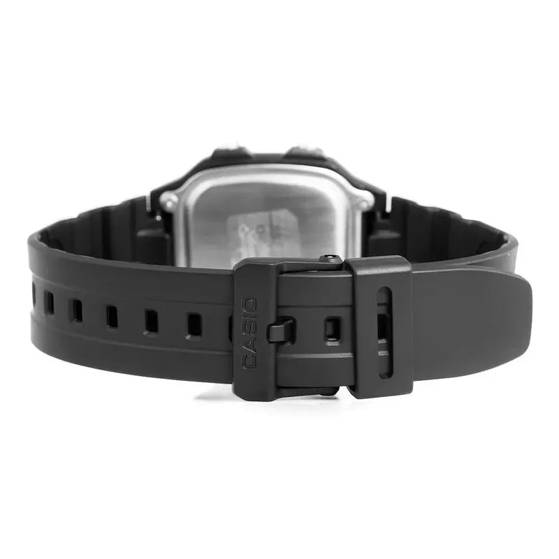 Reloj Casio Ae1300 29 Zonas Horarias 9 Temporizadores Correa Gris Oscuro Bisel Rojo/negro Fondo Negro