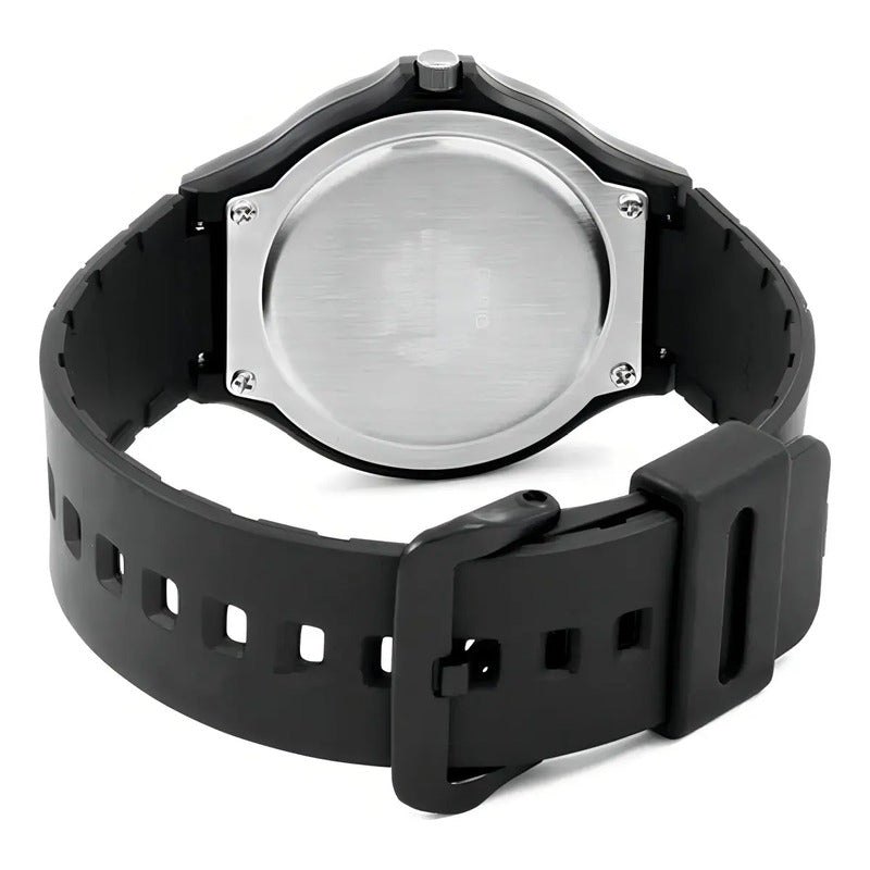 Reloj Casio Analógico Para Hombre Mw-240-1b Con Correa Negra Negro