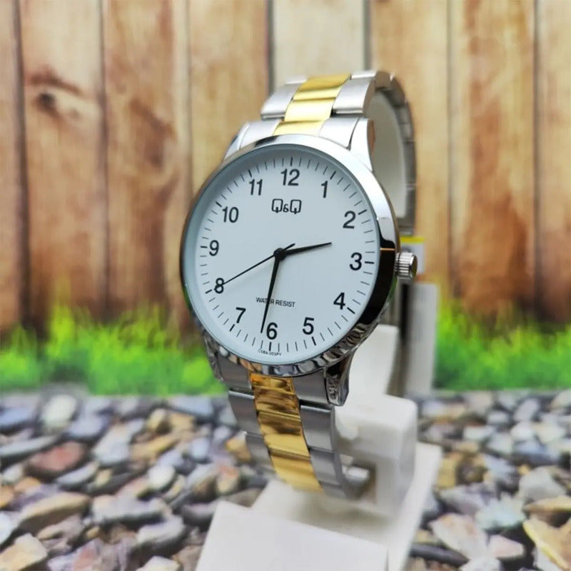 Q&q C08a-003py Hombre Adultos (cód: 26842200) Dorado Plateado Blanco