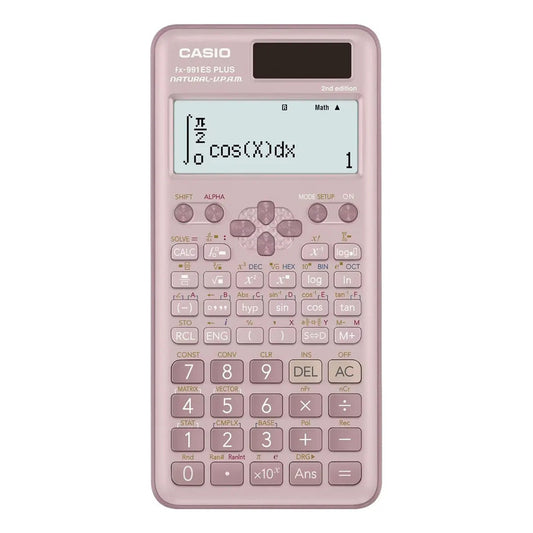 Calculadora Casio Fx-991es Plus Tapa Plástica Color Rosado