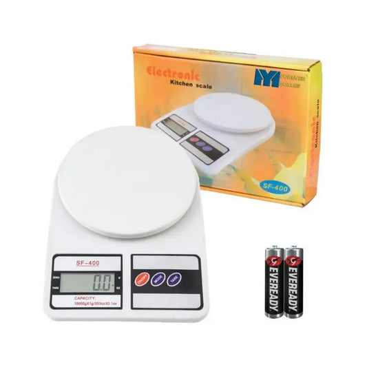 Pesa O Balanza De Cocina Para Alimentos 10kg  Blanco