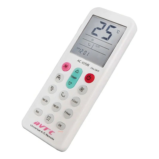 Control Remoto Universal Aire Acondicionado Todas Las Marcas Color Blanco