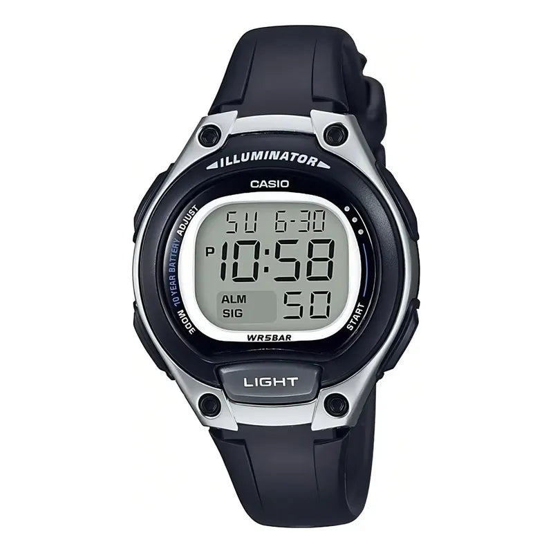 Reloj Casio Lw-203-1a Lw203 Mujer 50m Led Alarma Ahora12