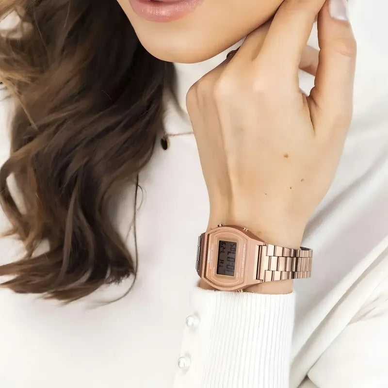 Reloj Casio Vintage B640wc-5avt Unisex Rosa