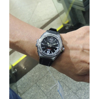 Reloj Casio Mwa100h-1avdf Cuarzo Unisex Negro Plateado