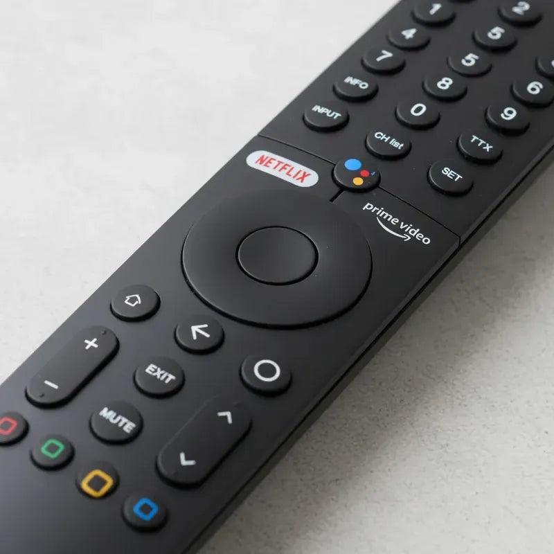 Control Tv Con Voz Xmrm-19 Compatible Para  Xiaomi Mi P1 Q1 Negro