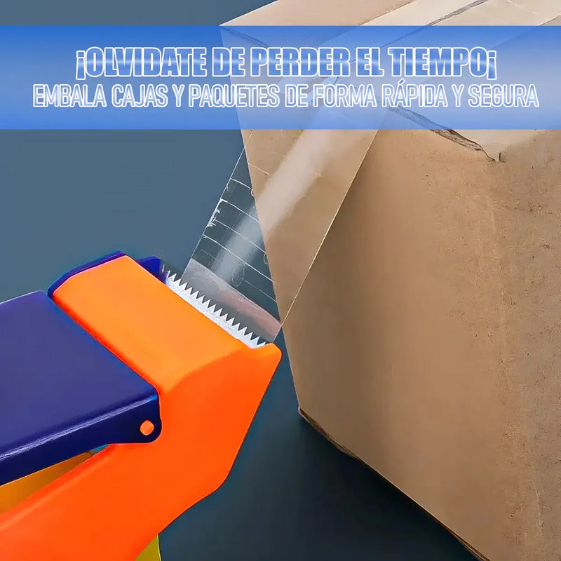Dispensador De Cinta Cortador De Cinta De Embalaje Dispensad Naranja Con Azul