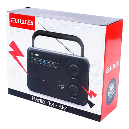 Radio Fm Aiwa Awfml4 Awfml4 Analógico Portátil Color Negro