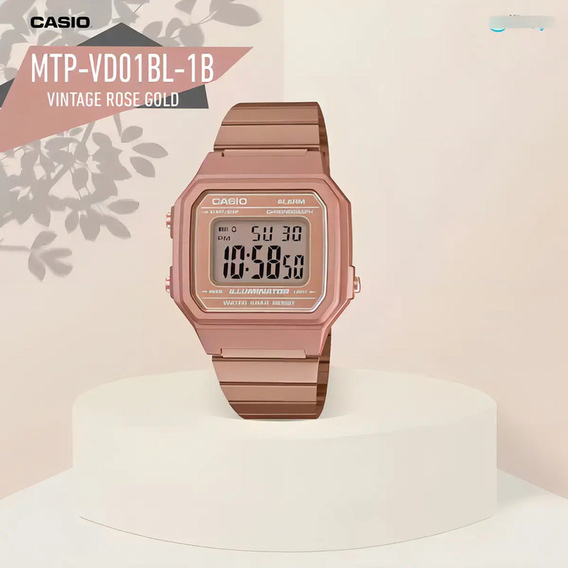 Reloj Casio B650wc-5adf / Timeshop Rosa Oro Rosa