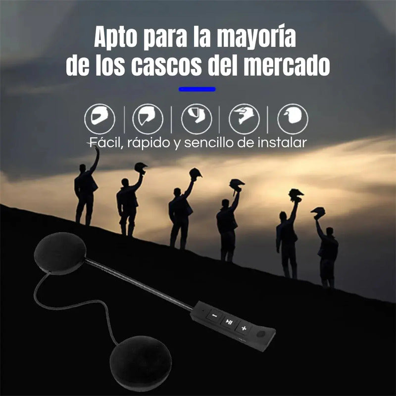 Audífonos Auriculares Inalámbrico Para Casco Motocicleta