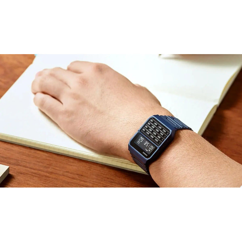 Reloj Calculadora Casio Ca-53wf 2b Retro Classic Vintage Azul Negro